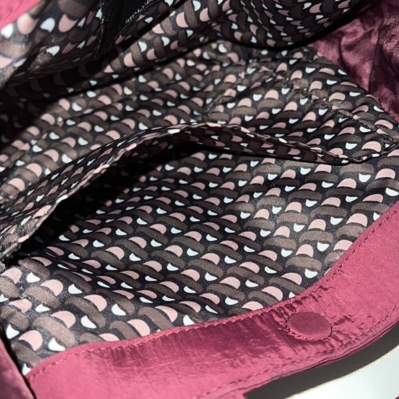 Stella & Dot Zip It Oxblood You Do You Detachable Strap Purse Crossbody - Picture 11 of 15